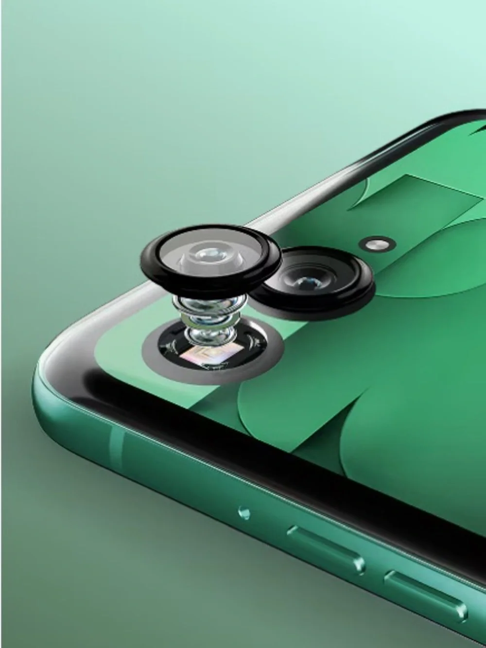 Motorola Green Foldable Smartphone with Gold Accents FIFA RAZT